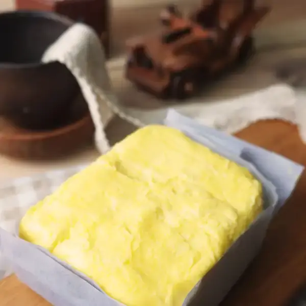 Butter being cut
