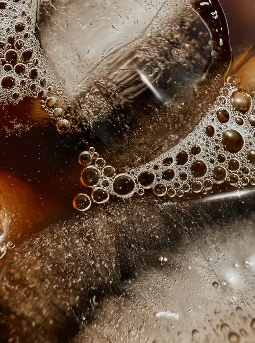 Cola over ice